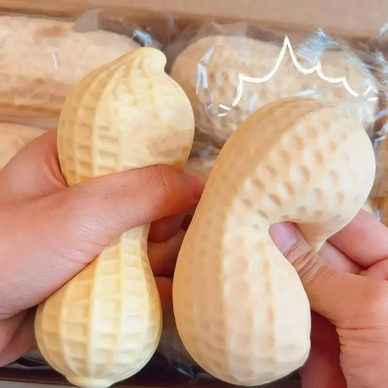 Large Soft Peanut Stress Relief Toy