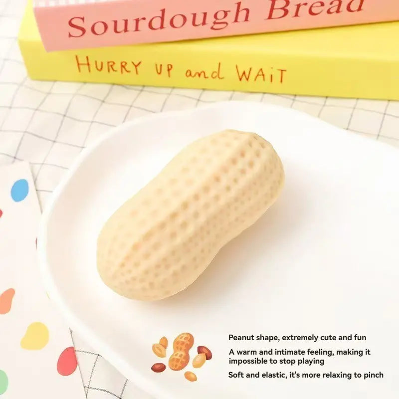 Large Soft Peanut Stress Relief Toy