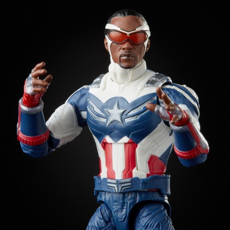The Falcon and the Winter Soldier Marvel Legends Captain America Action Figure (Captain America Flight Gear BAF)